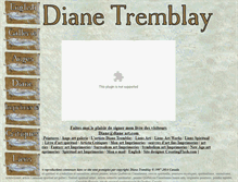 Tablet Screenshot of dianetremblay.com